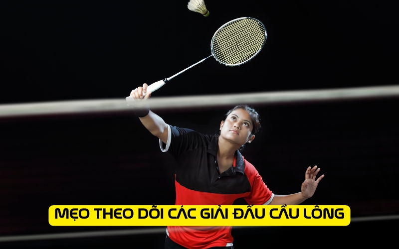 Mẹo theo dõi các giải đấu cầu lông