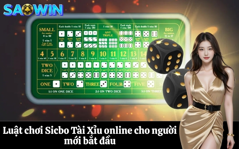 Luật chơi Sicbo Tài Xỉu online cho người mới bắt đầu