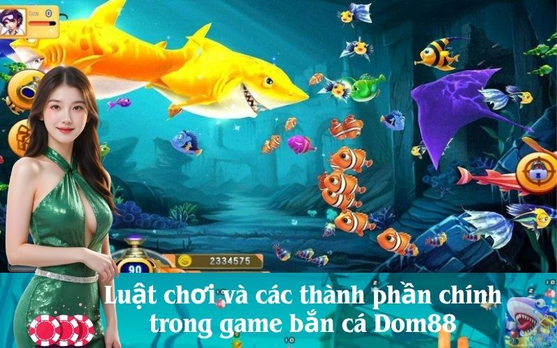 Luật chơi và các thành phần chính trong game bắn cá Dom88