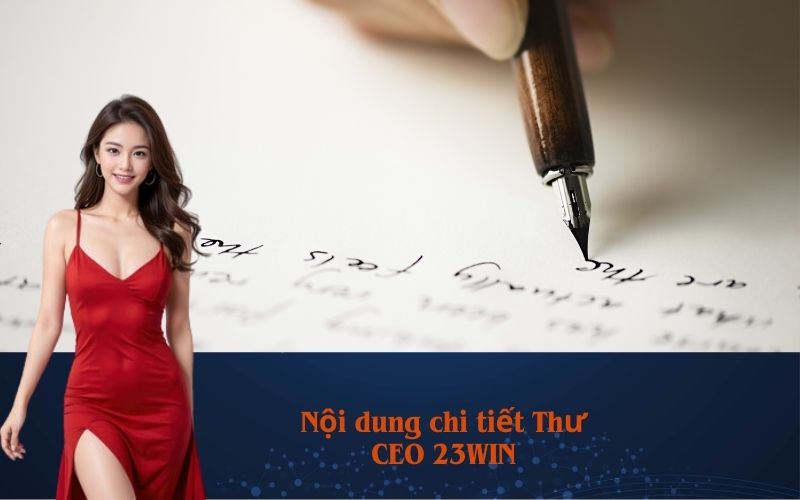 Nội dung chi tiết Thư CEO 23WIN