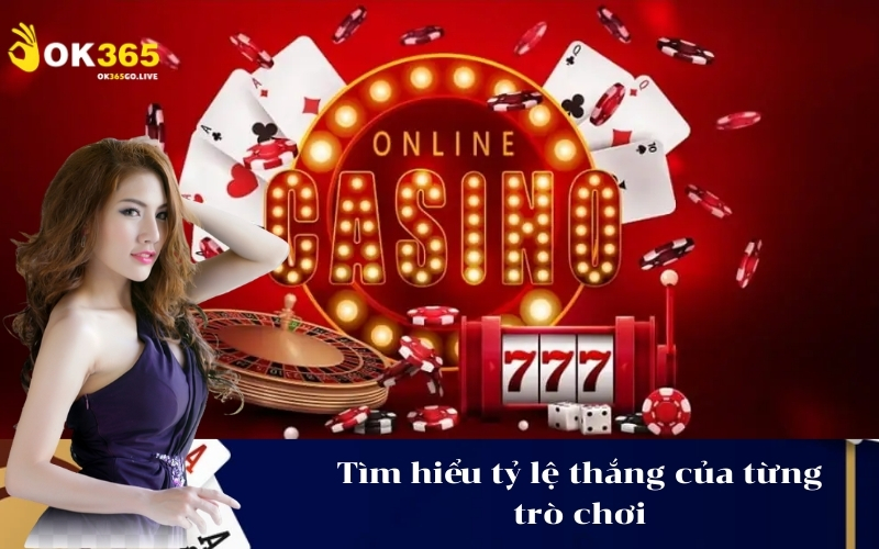 Tìm hiểu tỷ lệ thắng của từng trò chơi