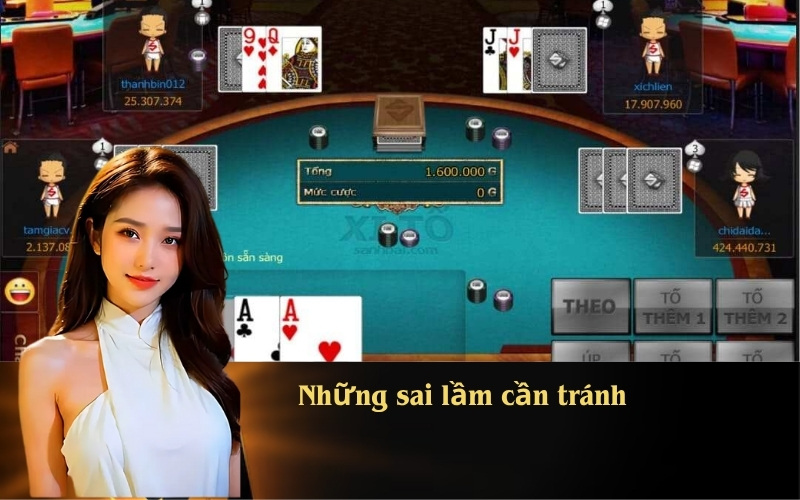 Những sai lầm cần tránh